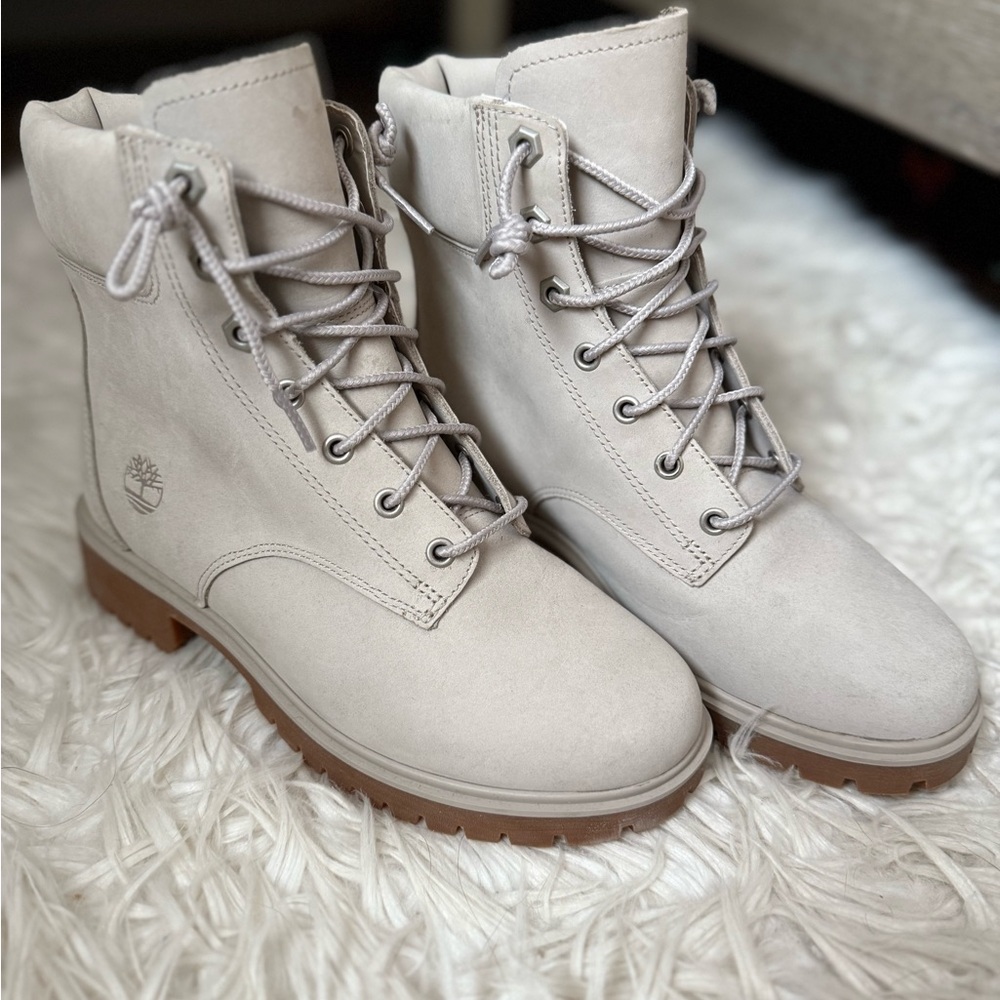 Timberland Women's Jayne Boots grey Nubuck Leather Waterproof Size 6